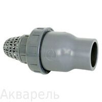 Обрат.клапан с фильтром грубой очистки ПВХ 1,0 МПа d_40 /UFV01040/