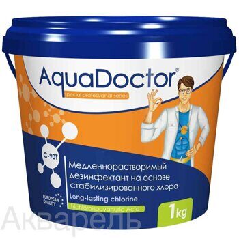 Aquadoctor C-90T (хлор длит. действия), 1 кг